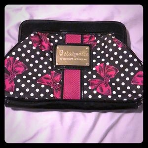 Betsey Johnson bow clutch